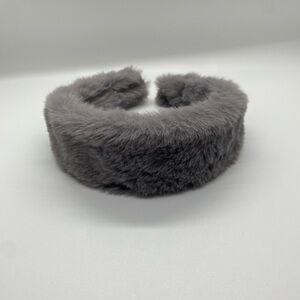 NWOT Aerie Gray Faux Fur Headband